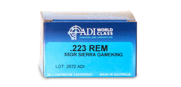 Product – 223 REM 55gr Sierra GameKing – ADI World Class Powders and ...